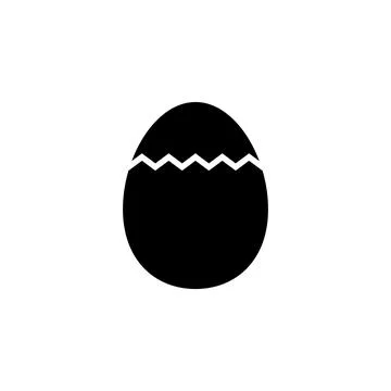 Egg icon vector Stock Illustration