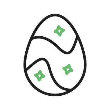 Egg icon vector image. Stock Illustration
