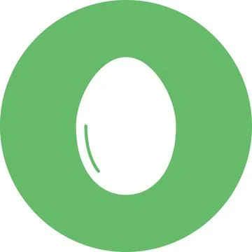 Egg icon vector image. Illustrazione stock