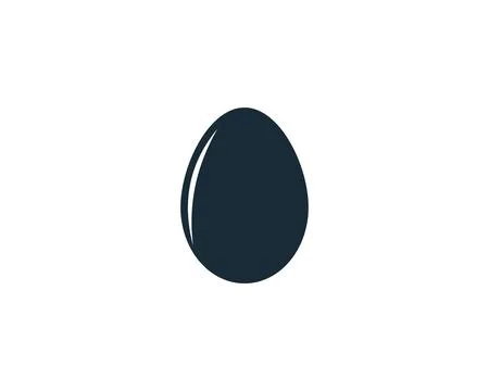Egg Icon Vector Logo Template Illustration Design Stock Illustration
