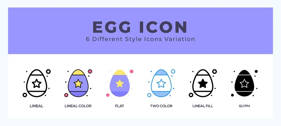 Egg icon for websites and apps. vector illustration 库存插图