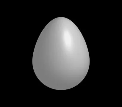 Egg icon on white background Stock Illustration