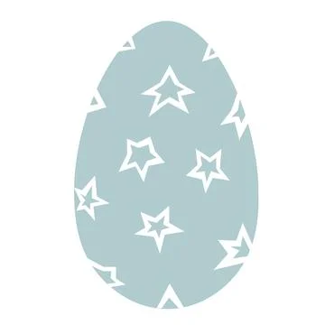 Egg illustration. Simple vector easter egg. One egg. Stock-Illustration