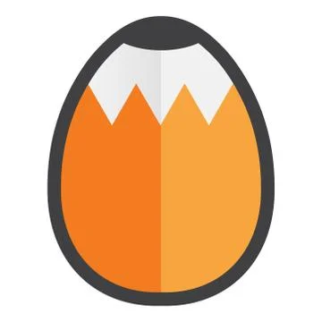 Egg incorporated pencil Creative logo Stock Illustration