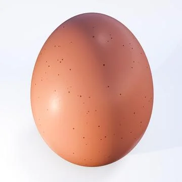 Egg isolated on white background Stock Illustration