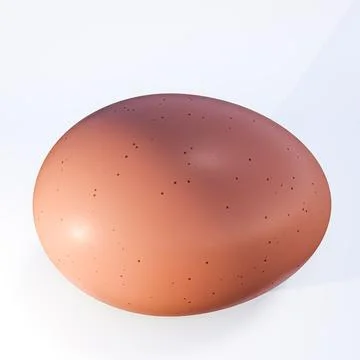 Egg isolated on white background Stock Illustration