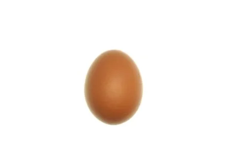 Egg isolated with white background Stock Photos