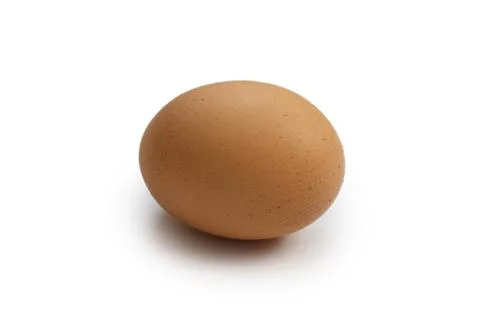 Egg isolated on white background. Stock Photos