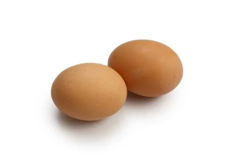 Egg isolated on white background. Foto stock