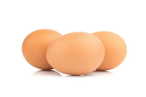 Egg. Isolated on white background Photos