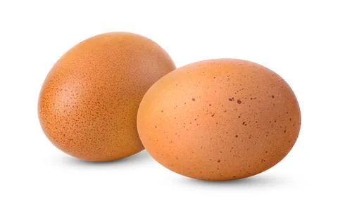 Egg isolated on white background Stock-Fotos