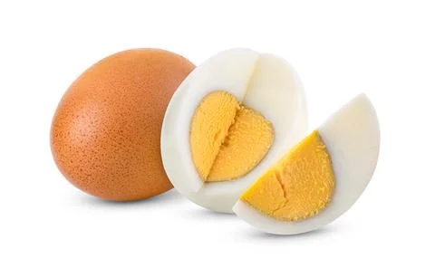 Egg isolated on white background Stock Photos