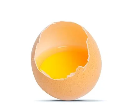 Egg isolated on white background 스톡 사진