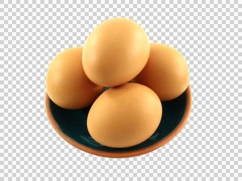 Egg  isolated on white background. Stock Photos