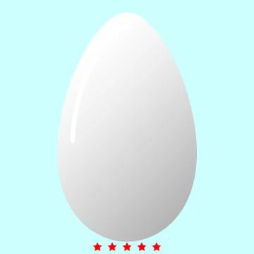 Egg  it is color icon . Stock Illustration