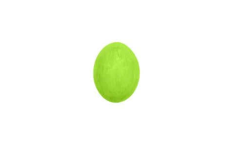 Egg light green. Painted egg. Traditional symbol and decoration of the holida Stock Photos