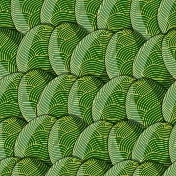 Egg Line Pattern Stock Illustration