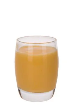 Egg liqueur isolated on white background, clipping path included Stock Photos