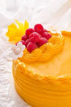 Egg liquor cake Stock Photos