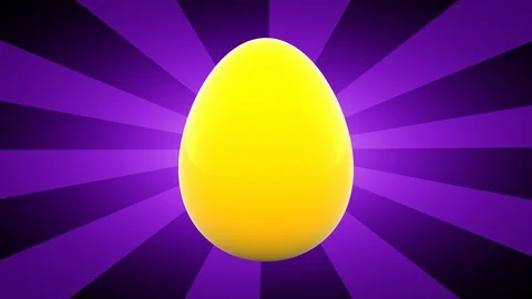 The egg. Looping footage has 4K resolution. 3D Illustration. Stock Footage 115954069