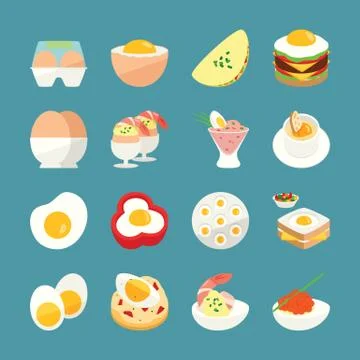 Egg Menu Illustrazione stock