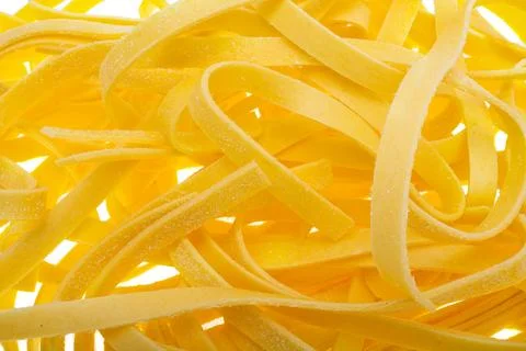 Egg noodles Stock Photos