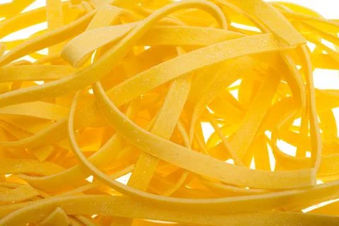 Egg noodles Stock Photos