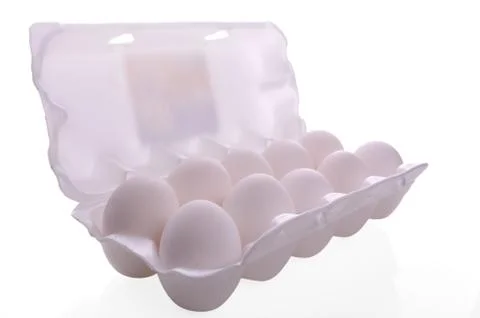 Egg packaging container Stock Photos