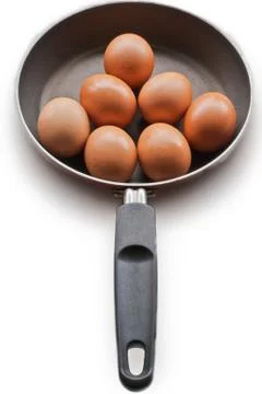 Egg pan Stock Photos