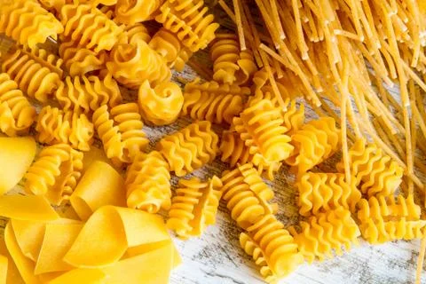 Egg Pasta background Stock Photos