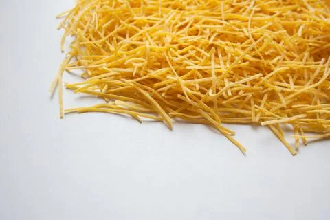 Egg pasta heap Stock Photos