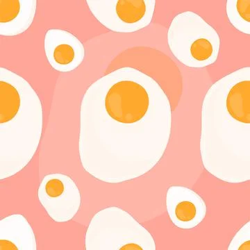 Egg Pattern Background Vector Illustrazione stock