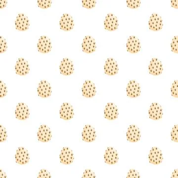 Egg pattern design featuring brown speckled bird eggs イラスト素材