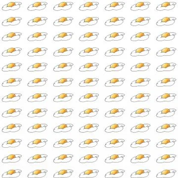 An egg ,pattern of paper or fabric with repeating pattern Stock Illustration