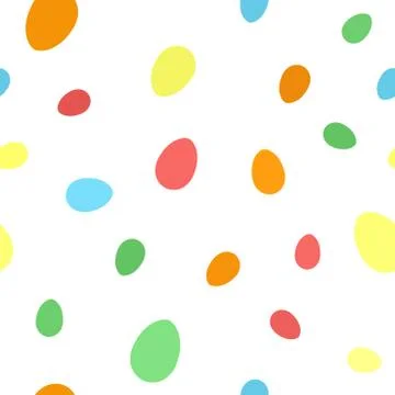 Egg pattern. Seamless vector Stock Illustration
