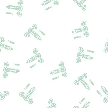 Egg pick up glyph seamless pattern Stock Illustration