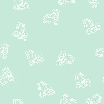 Egg pick up line seamless pattern Stock Illustration