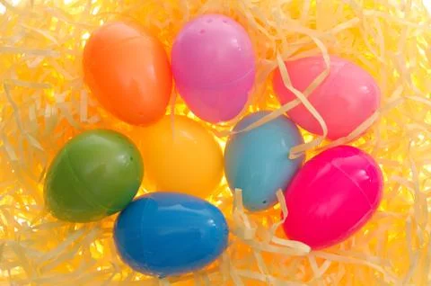 Egg plastic 001 Stock Photos