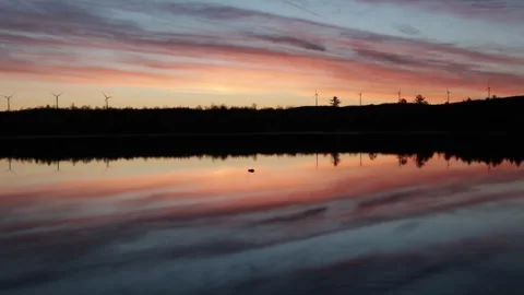 Egg Pond High Speed Sunrise 4-26 Stock-Footage 333684660