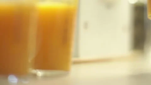 An egg quality control expert puts a measuring cup on a table in a laboratory 库存影片 133055117