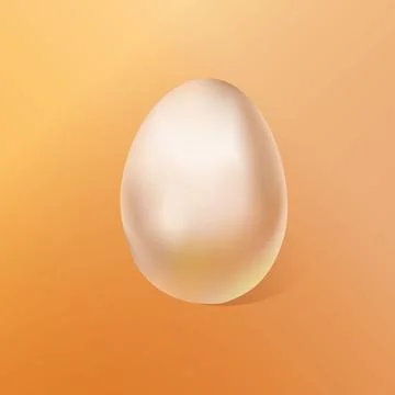 Egg realistic illustration. Stock Illustration