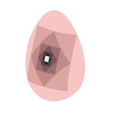 Egg rectangles colored Иллюстрация