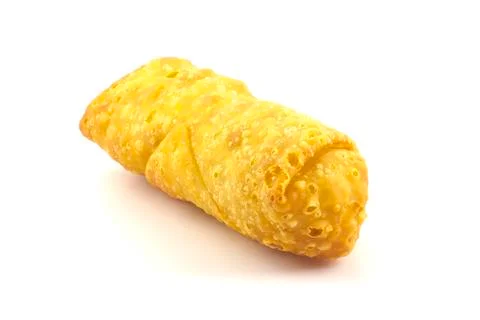 Egg roll and fortune cookie Stock Photos