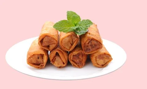 Egg rolls Stock Photos