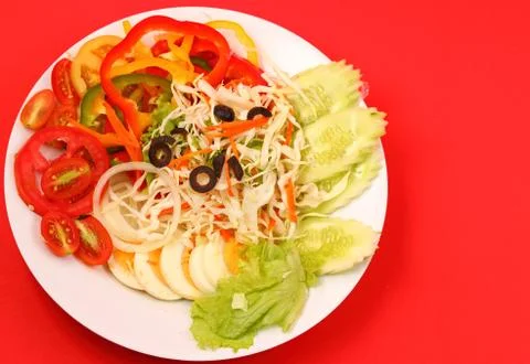 Egg salad Stock Photos