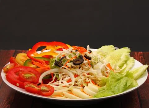 Egg salad Foto stock