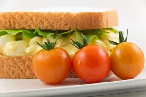 Egg salad sandwich Stock Photos