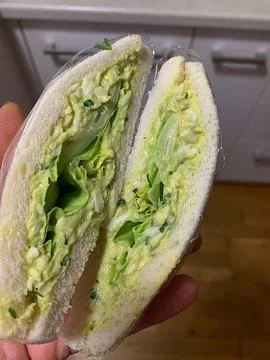 Egg sandwich Stock Photos