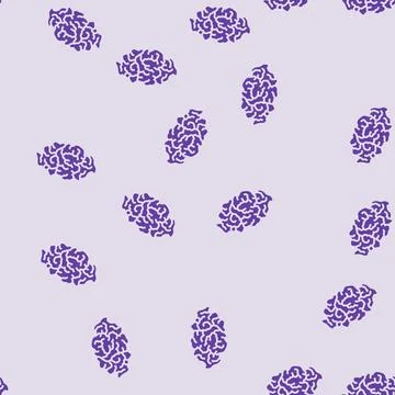 Egg scramble glyph seamless pattern Illustrazione stock