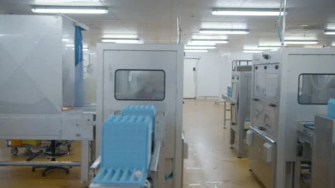 Egg selection, egg production factory Stock Footage 230512294